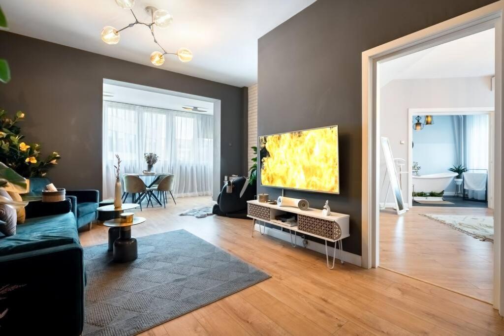 Intercontinental Apart - Massage Terrace Fireplace Bukarest Exteriör bild